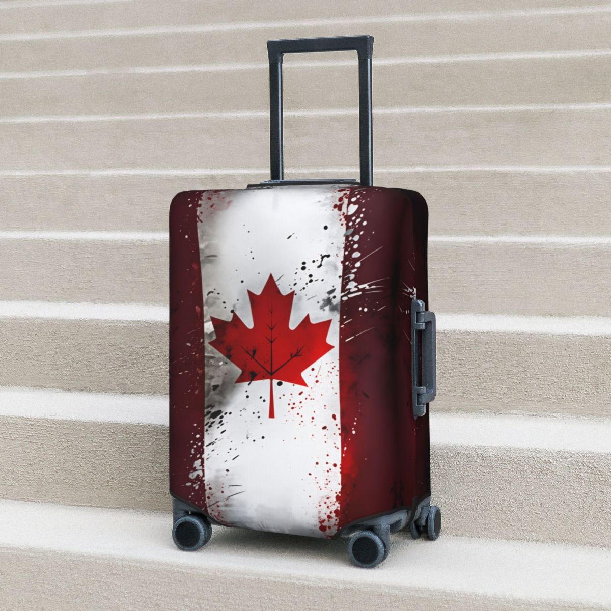 Travel Accessories Canada - Vintage Canada Flag With Maple Leaf