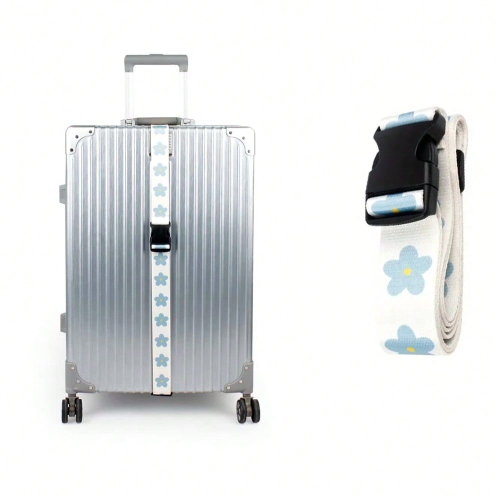 Travel Accessories Luggage Straps - Travel Luggage Plastic Buckle Strap, Floral