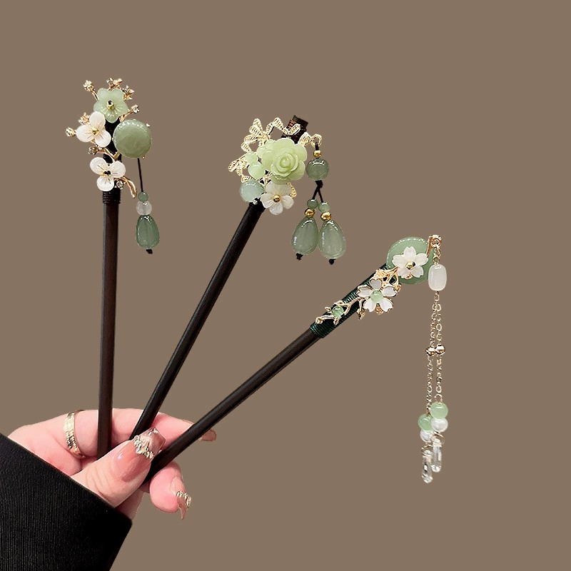 Travel Accessories New - Antique Wooden Hairpin Women's Elegant Hair
