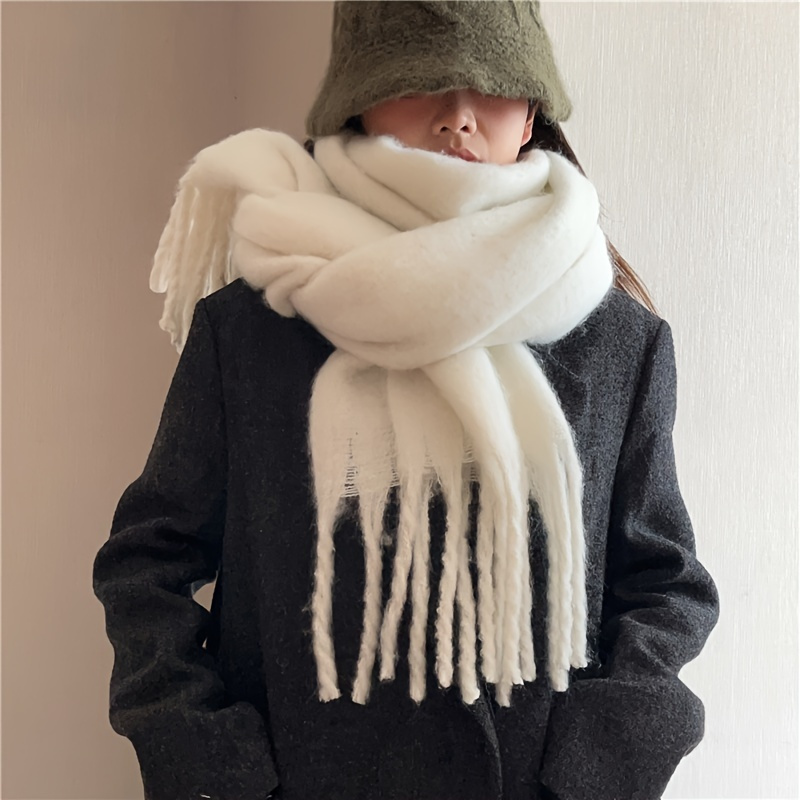 Travel Accessories New - Elegant and thick winter scarf shawl