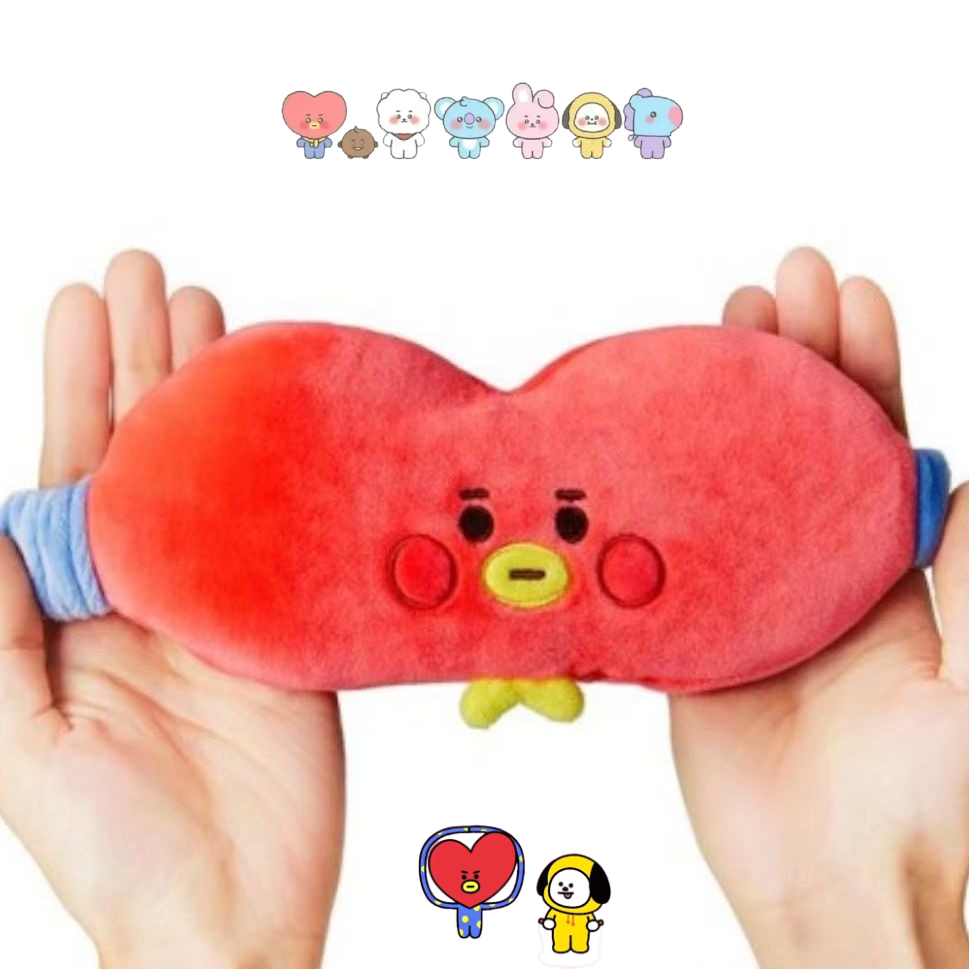 Travel Accessories Set - BT21 cartoon cute plush doll eye