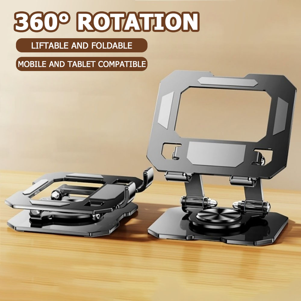 Travel Video Accessories - 360 Rotating Tablet Phone Stand Adjustable