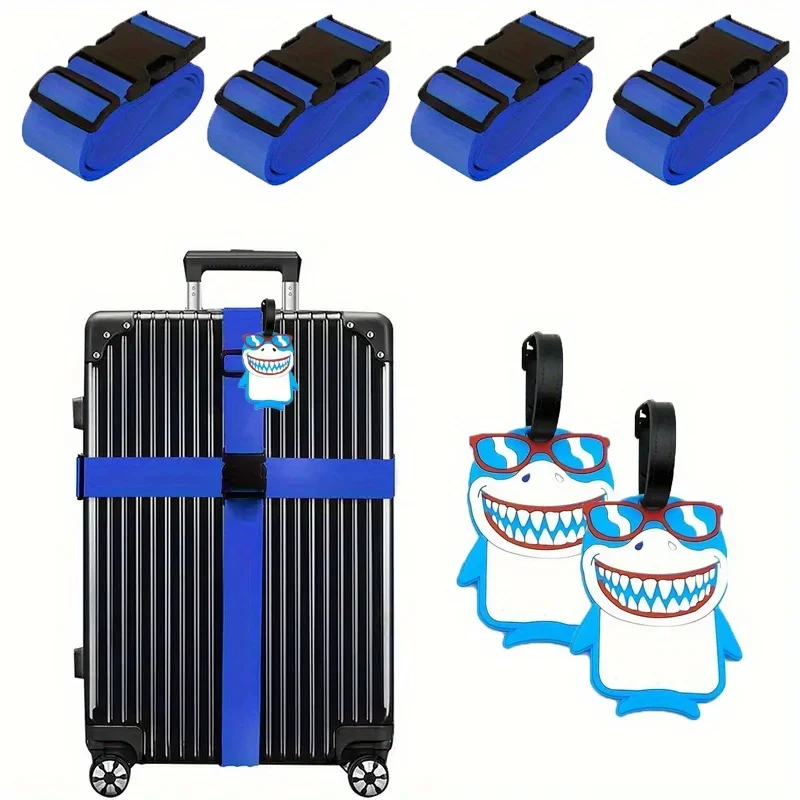 Travel Accessories Luggage Straps - 6 Pack Luggage Straps Luggage Tag