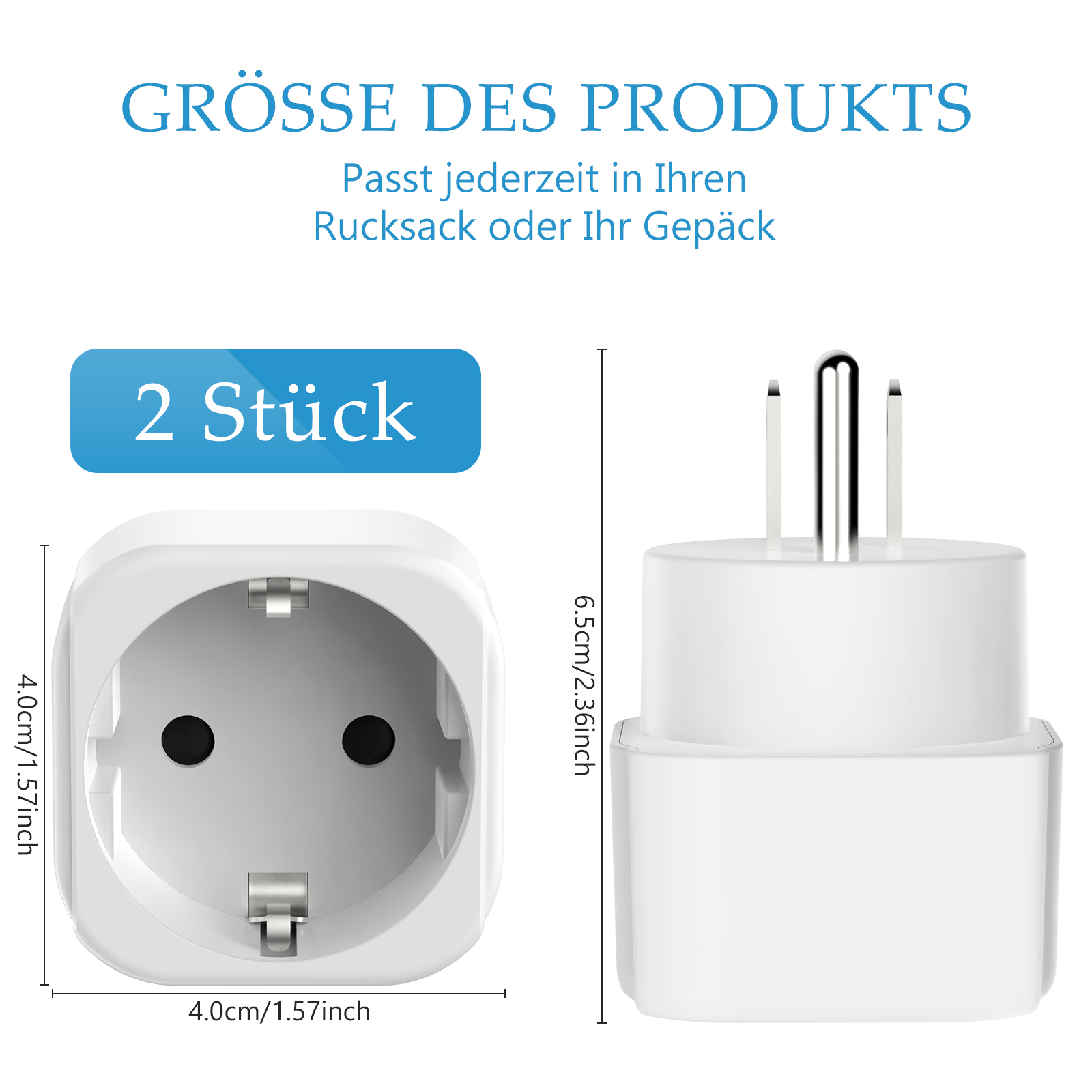 USA Travel Adapter, EU to US T - Travel Accessories Canada recension och pris