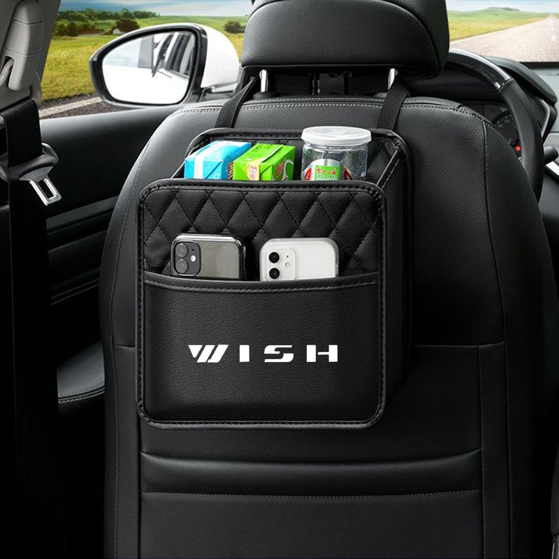 Car Backseat Organizer Multifu - Travel Accessories Leather recension och pris