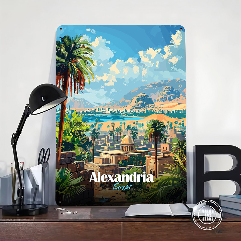 Alexandria Egypt Travel Poster - Travel Accessories Egypt recension och pris