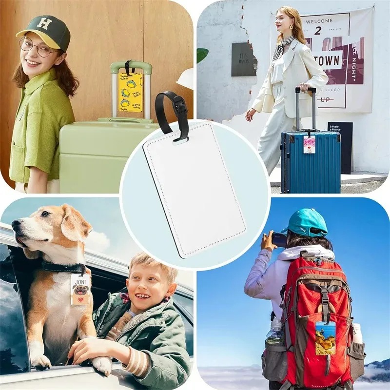 Custom Photo Leather Luggage T - Travel Accessories Meaning recension och pris