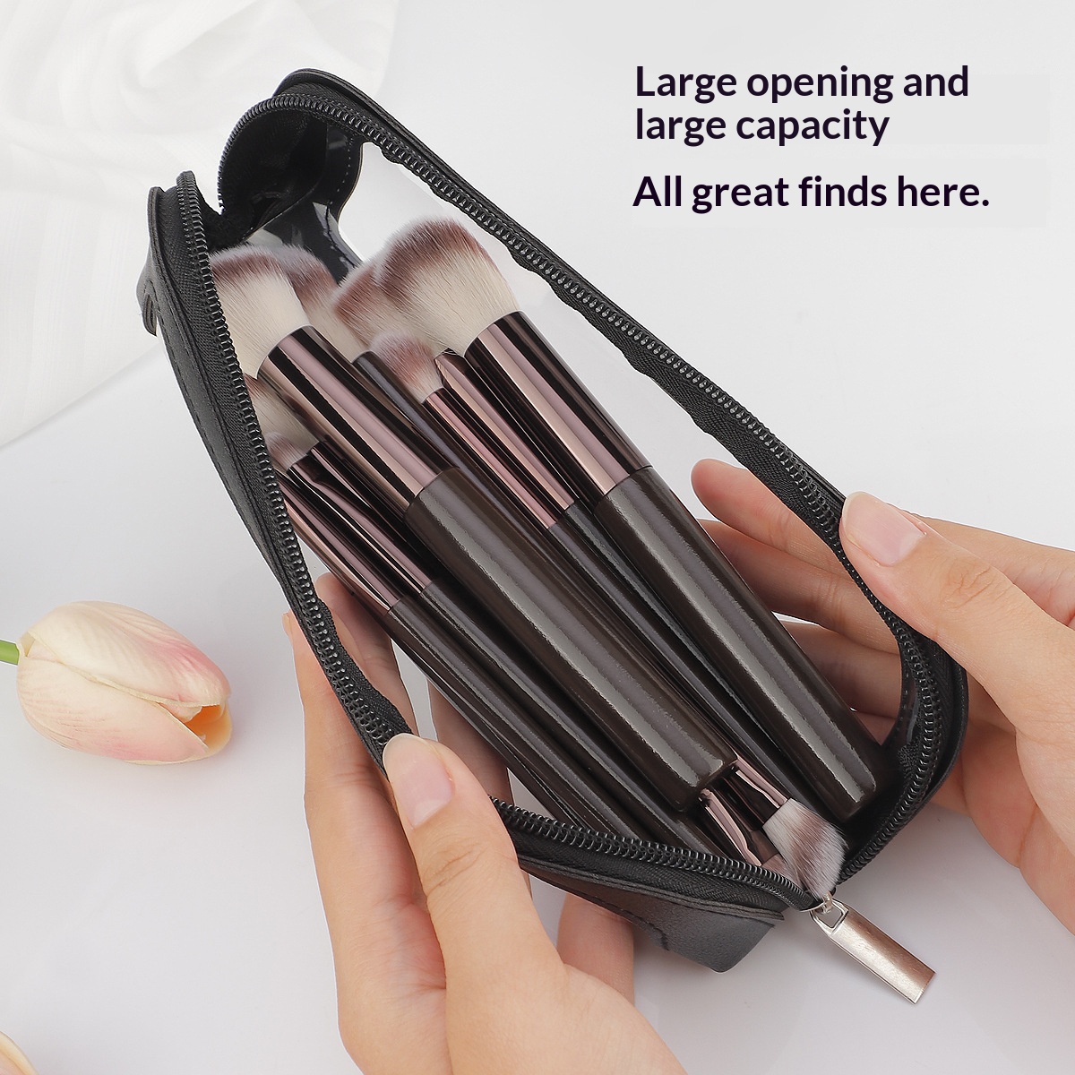 Small Clear PU Leather Travel  - Travel Accessories Leather recension och pris