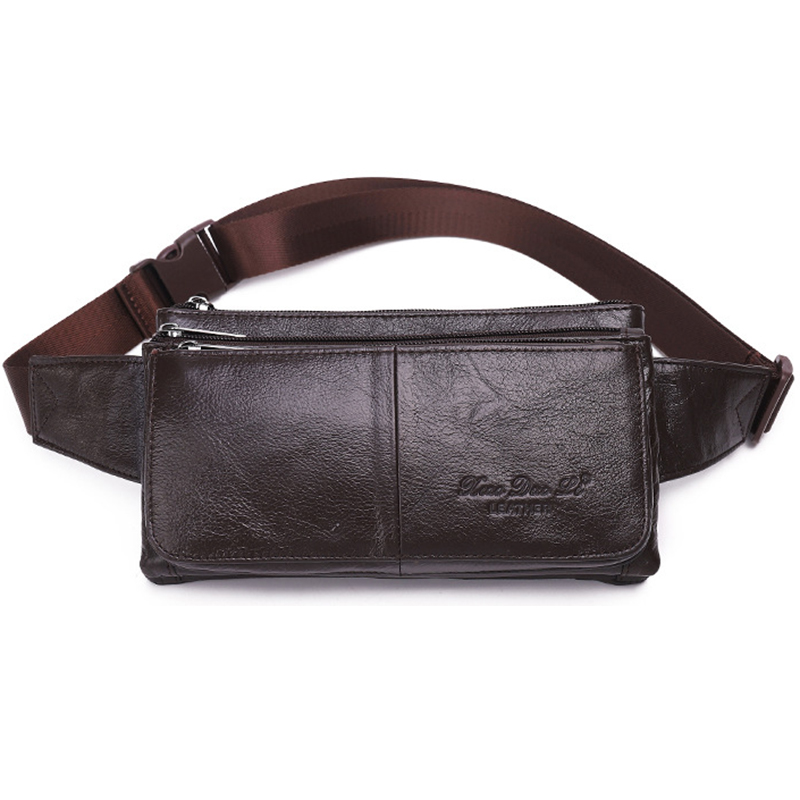 Men Waist Fanny Pack Belt Hip  - Travel Accessories Leather recension och pris