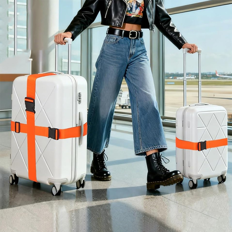 NEW Straight Shaped Luggage St - Travel Accessories Luggage Straps recension och pris