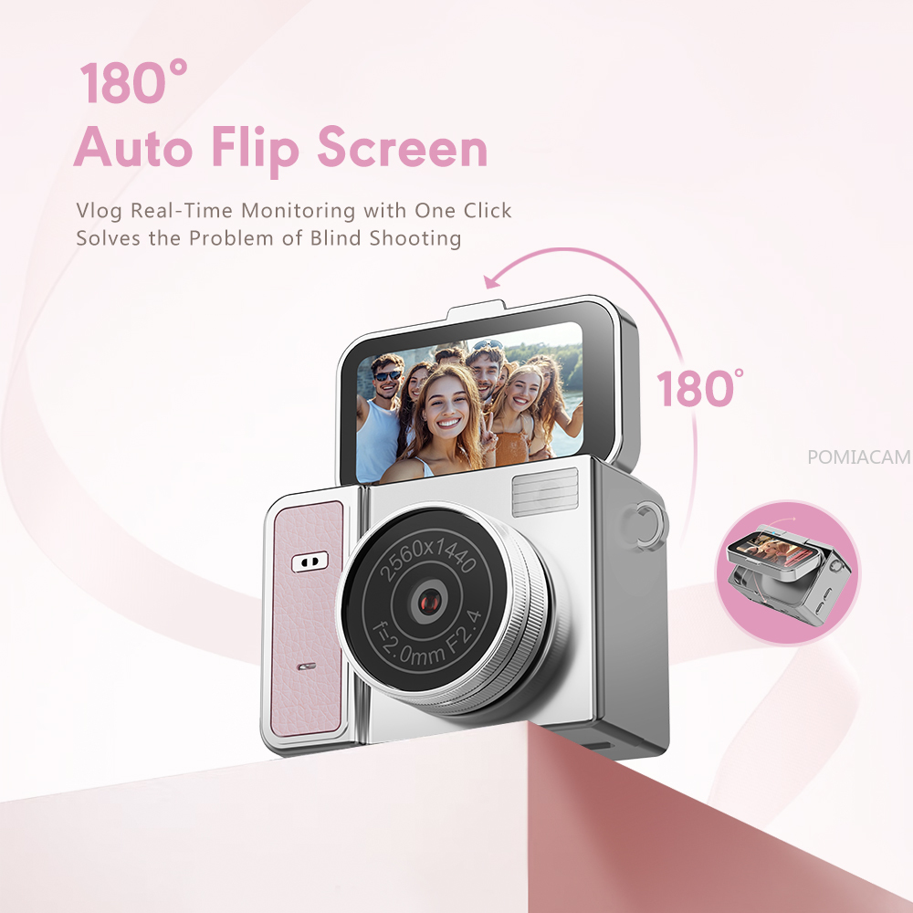 S162 Vlog MINI Camera 2K HD 18 - Travel Video Accessories recension och pris