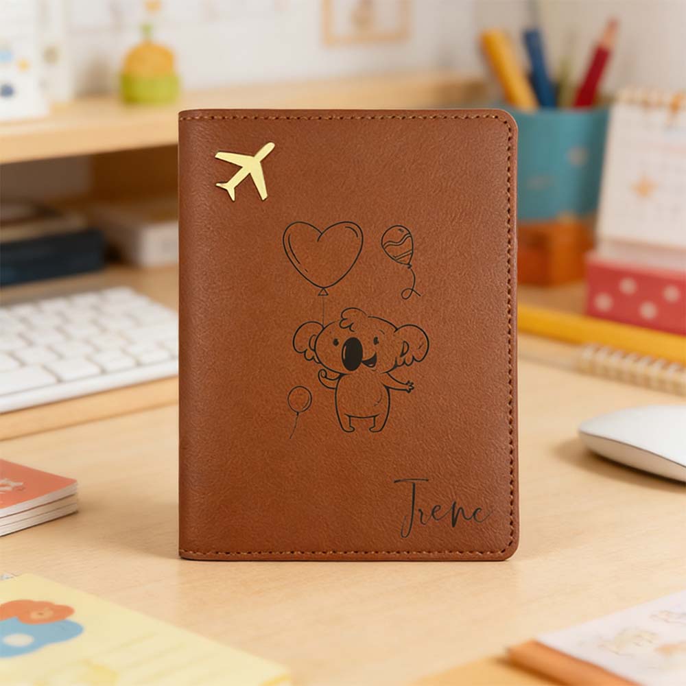 1pc Personalized Name Passport - Travel Accessories Meaning recension och pris