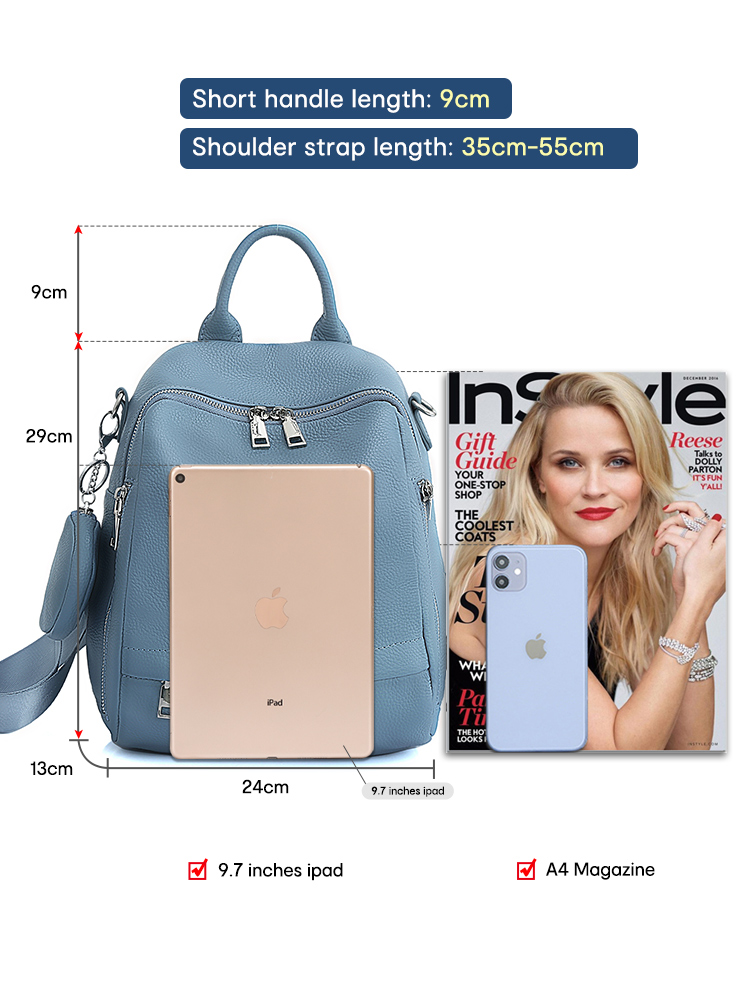 Zency Women's Genuine Leather  - Travel Accessories Leather recension och pris