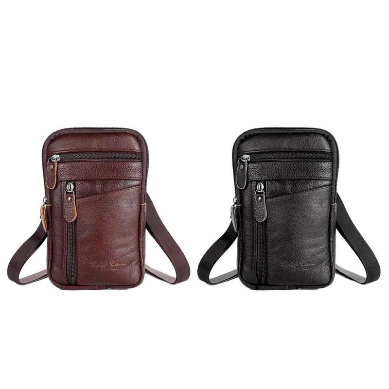 Men Genuine Leather Bag Vertic - Travel Accessories Leather recension och pris