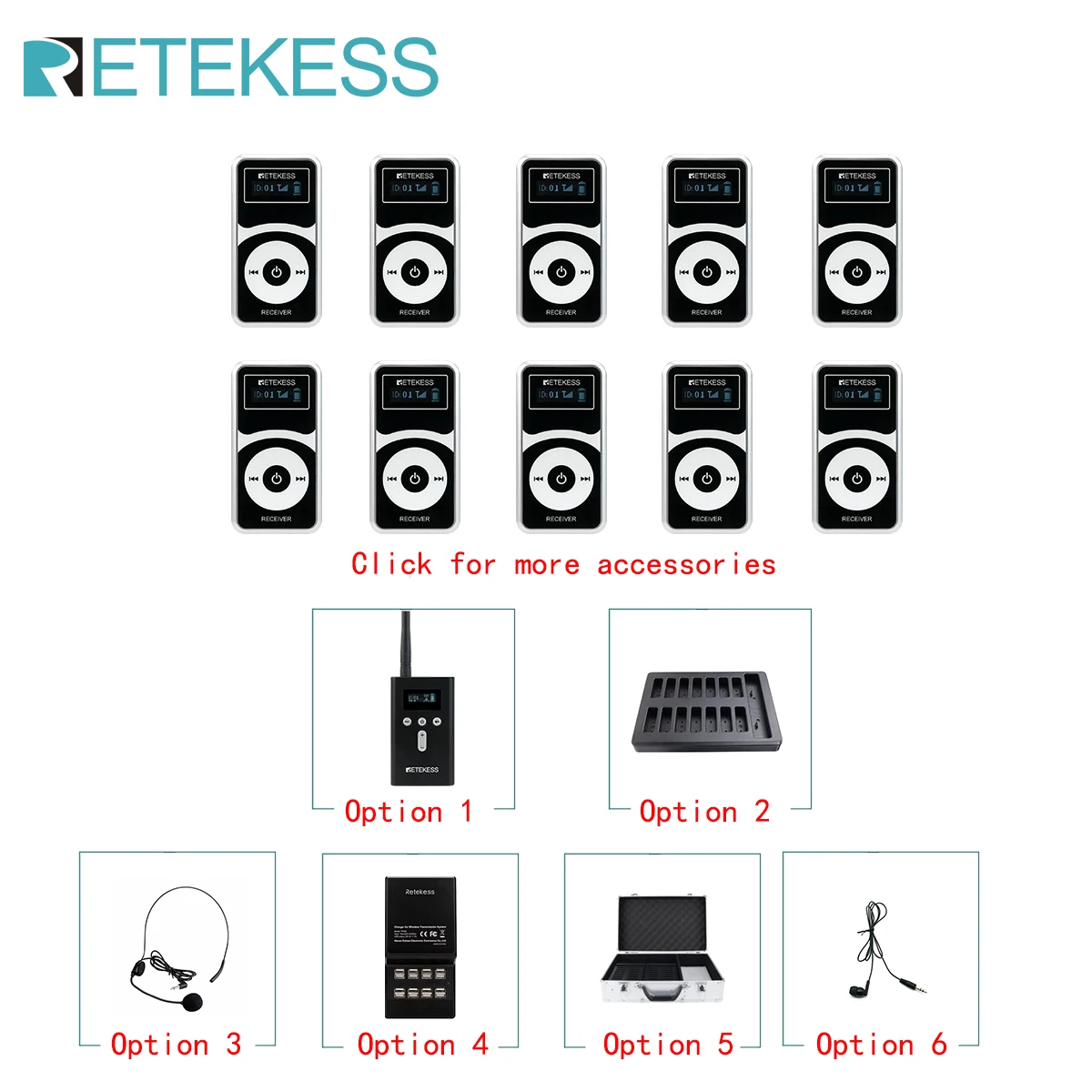 RETEKESS T130P T131P Tour Guid - Travel Accessories Guide recension och pris