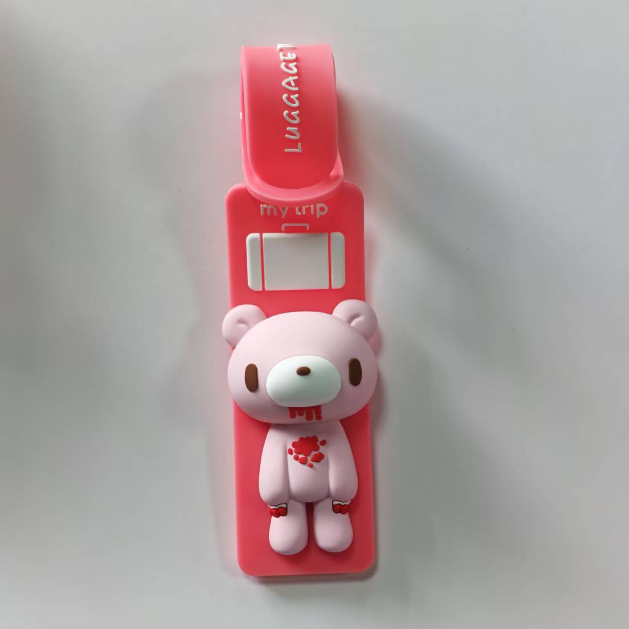 Cute Cartoon Bear Silicone Lug - Travel Accessories Luggage Straps recension och pris