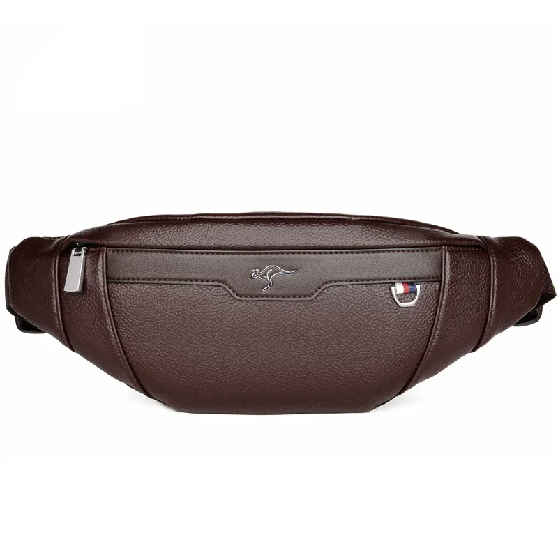 Business Leather Waist Bag Mul - Travel Accessories Leather recension och pris