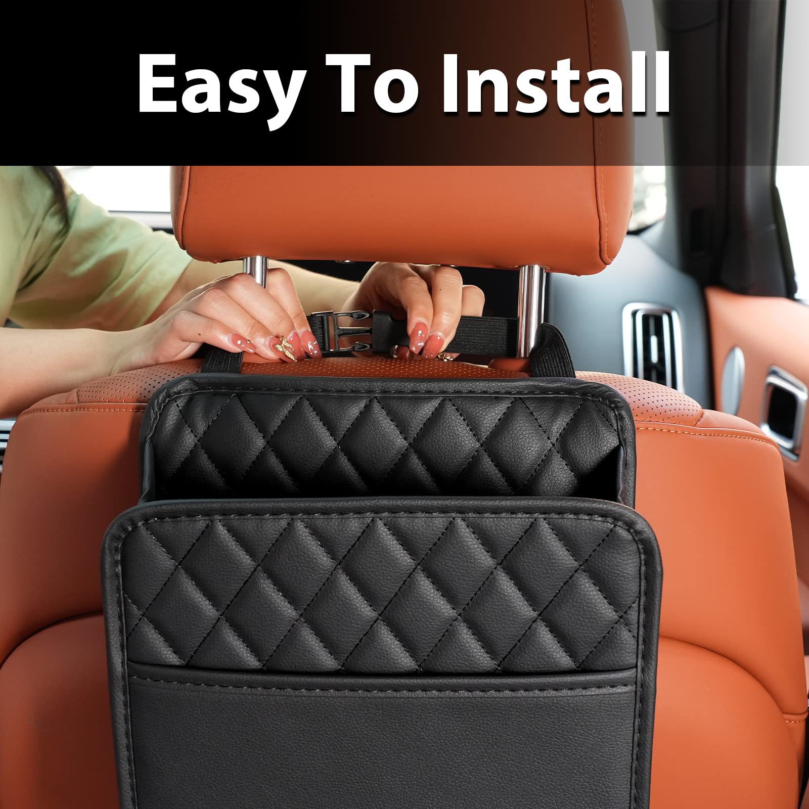Hanging Storage Pocket Automot - Travel Accessories Leather recension och pris