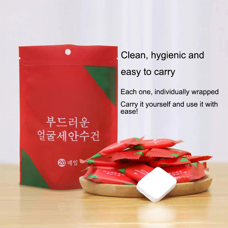 20 PCS Mini Compressed Towel T - Travel Accessories Set recension och pris