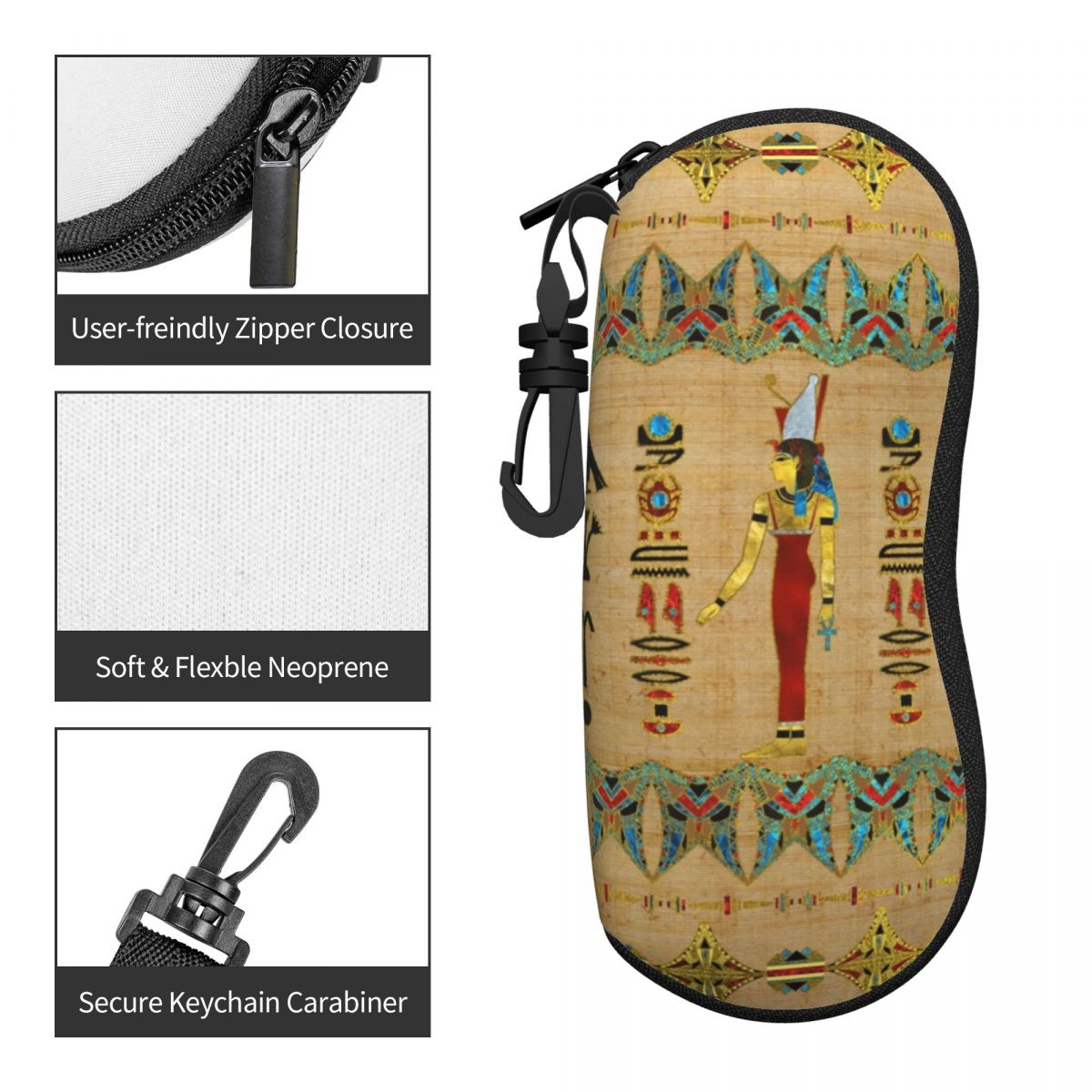Custom Egyptian Mut Symbol She - Travel Accessories Egypt recension och pris