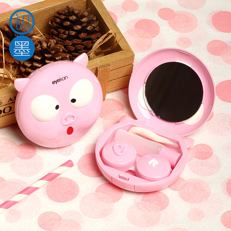 Cute Pig Contact Lenses Case F - Travel Video Accessories recension och pris