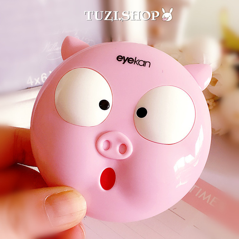 Cute Pig Contact Lenses Case F - Travel Video Accessories recension och pris