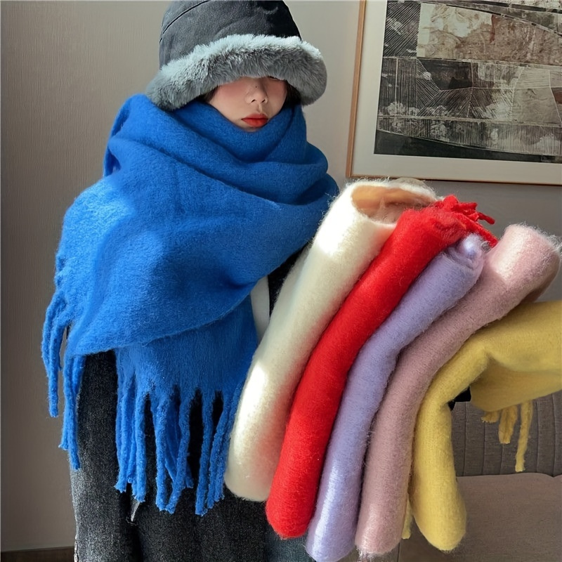 Elegant and thick winter scarf - Travel Accessories New recension och pris