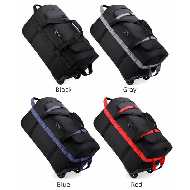 Heavy-Duty Wheeled Duffel Bag  - Travel Accessories Bag For Men recension och pris