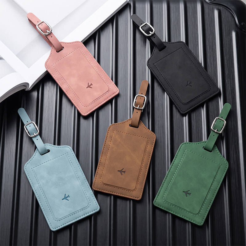 1PC PU Leather Luggage Tag Wom - Travel Accessories Bag For Men recension och pris