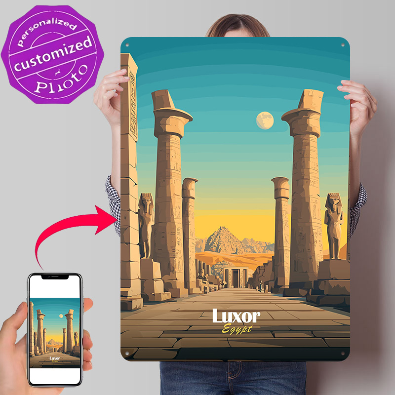 Luxor Egypt Travel Metal Poste - Travel Accessories Egypt recension och pris