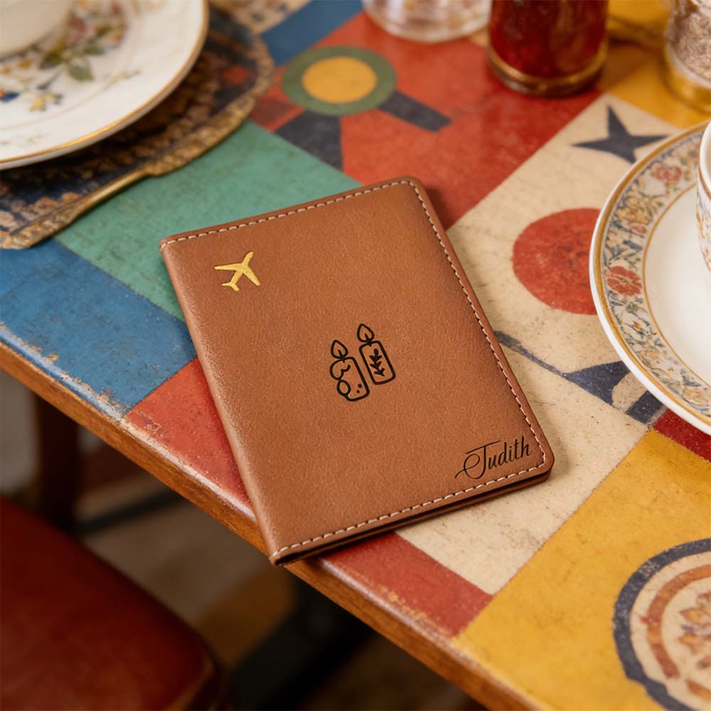 1pc Personalized Name Passport - Travel Accessories Meaning recension och pris