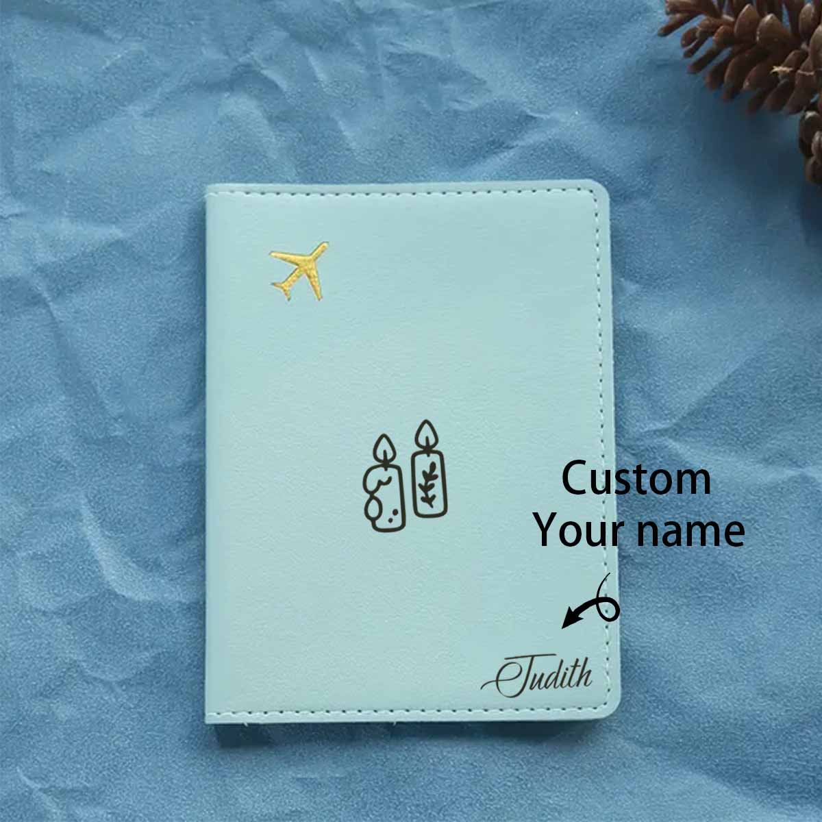 1pc Personalized Name Passport - Travel Accessories Meaning recension och pris