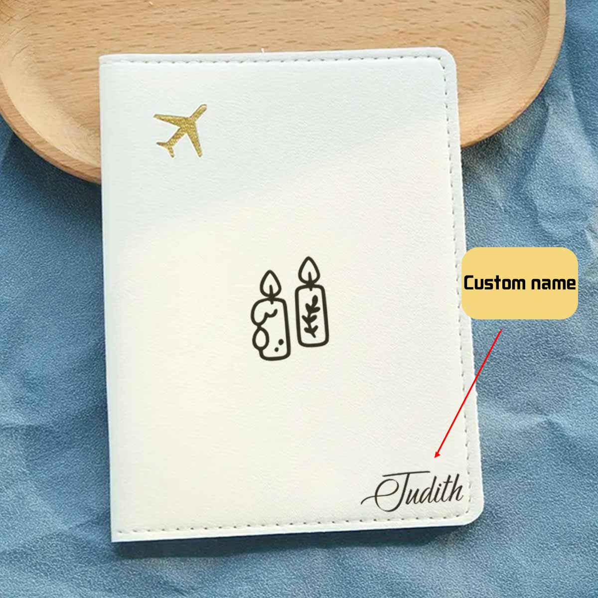 1pc Personalized Name Passport - Travel Accessories Meaning recension och pris
