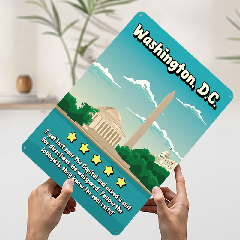 Washington D.C. Funny Review T - Travel Accessories Reviews recension och pris