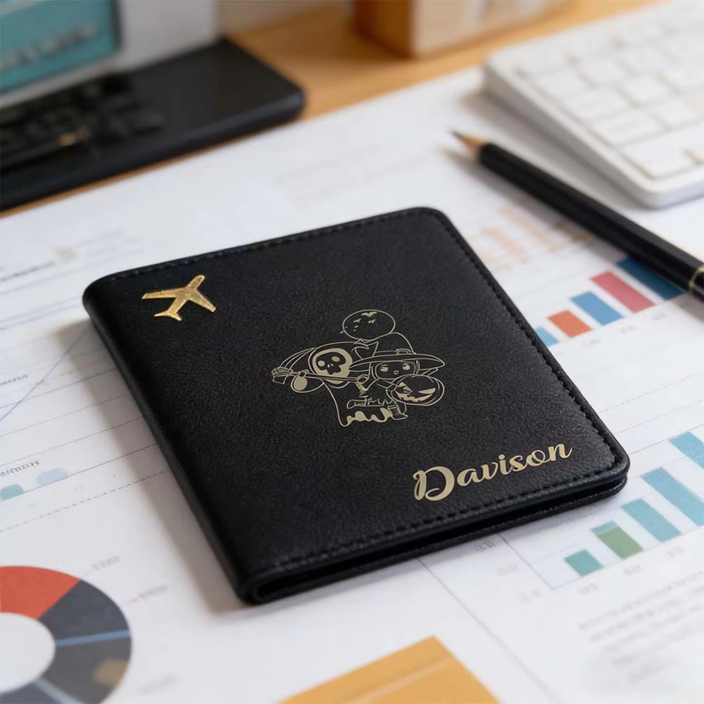 Personalized Name Leather Pass - Travel Accessories Meaning recension och pris