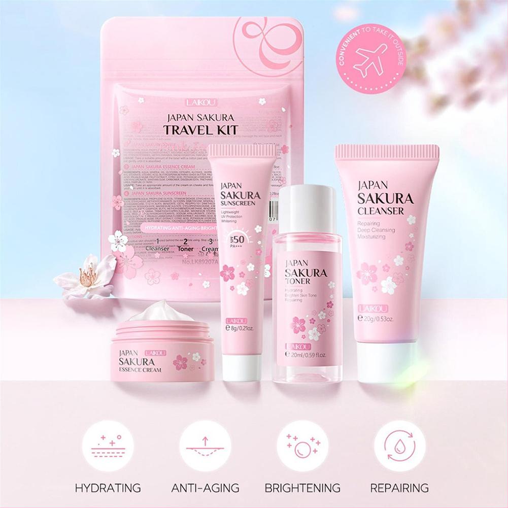 Sakura Skin Care Set facial Cl - Travel Accessories Set recension och pris