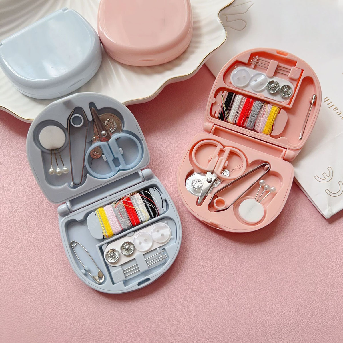 Mini Manual Sewing Machine Kit - Travel Accessories Kit For Women recension och pris