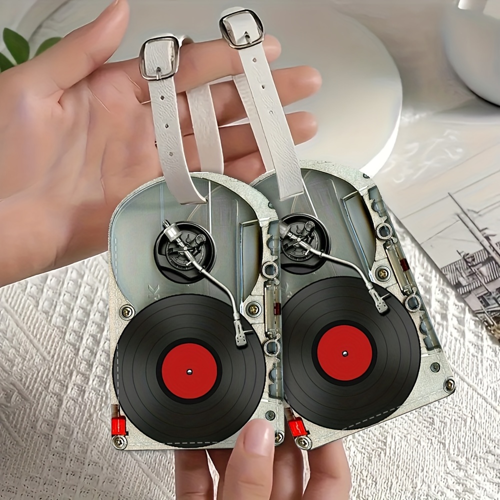 Vintage Vinyl Record Player Lu - Travel Accessories Luggage Straps recension och pris