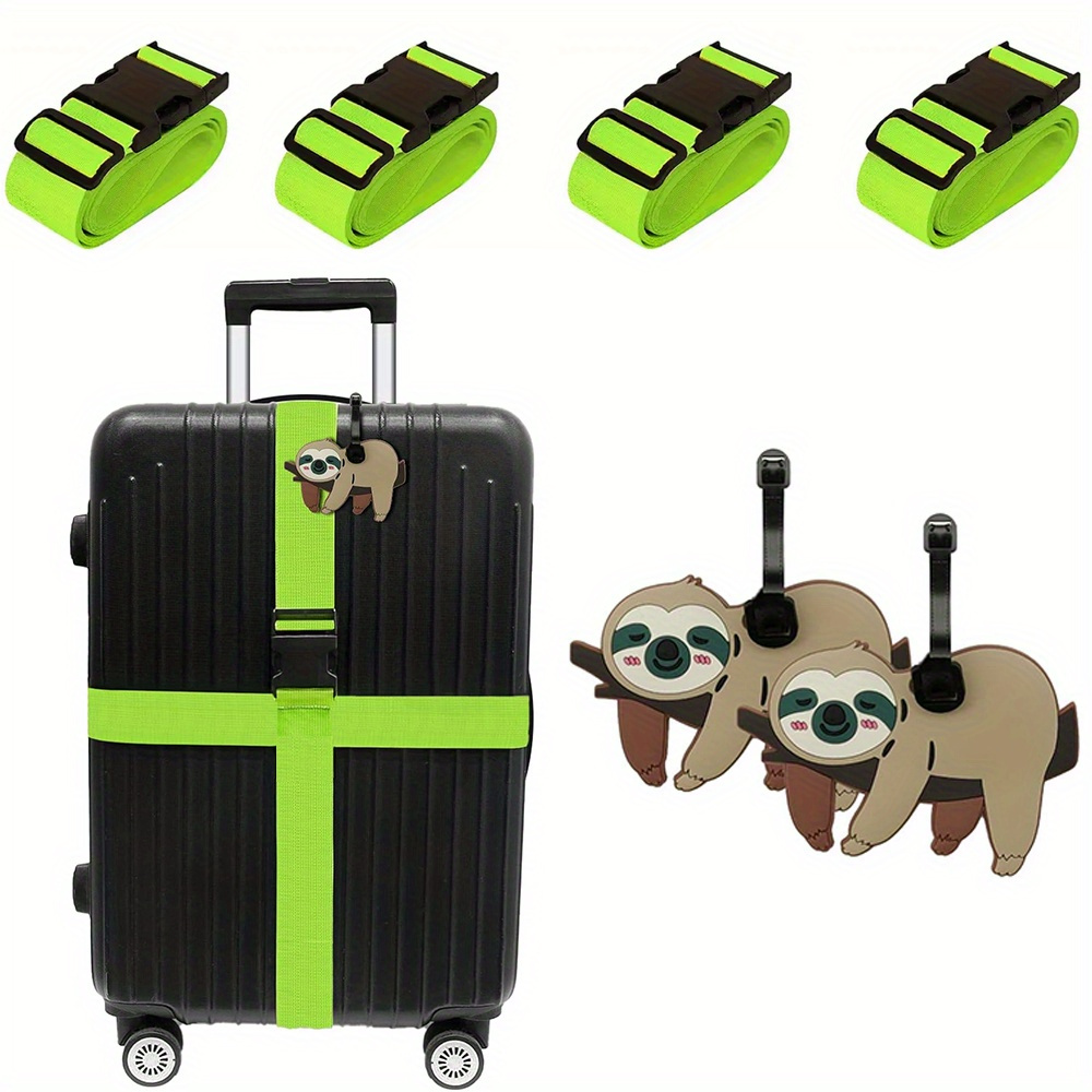 6 Pack Luggage Straps Luggage  - Travel Accessories Luggage Straps recension och pris
